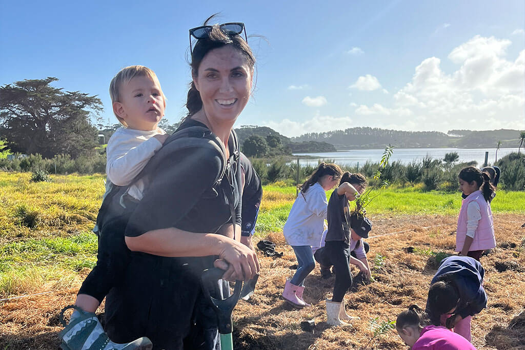 15th annual Arbor Day planting-day