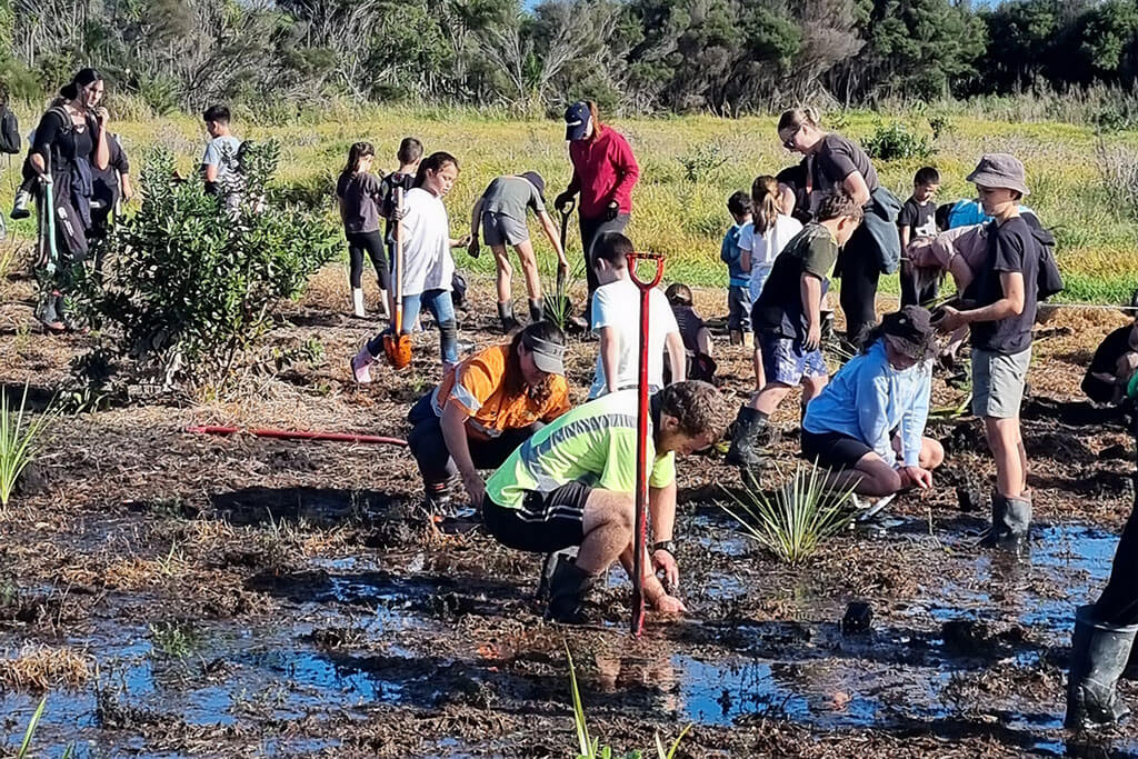 15th annual Arbor Day planting-day