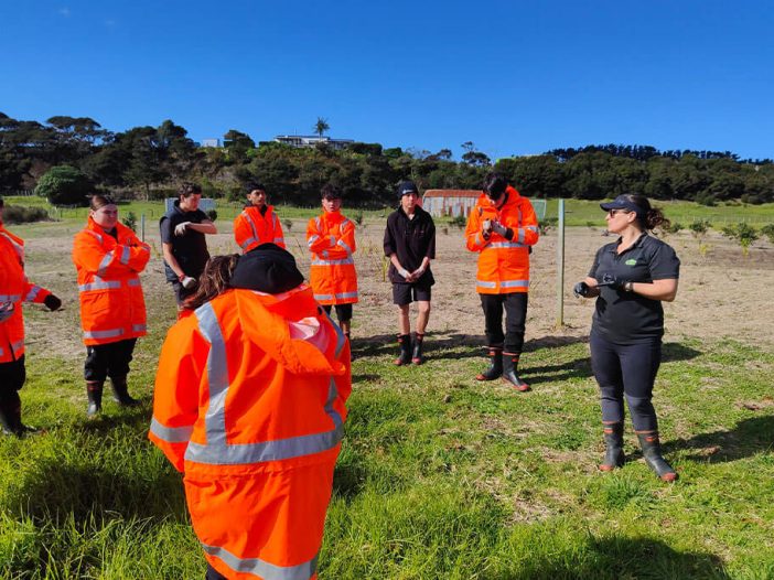 Kaitaia students shine in Dune Lakes Restoration