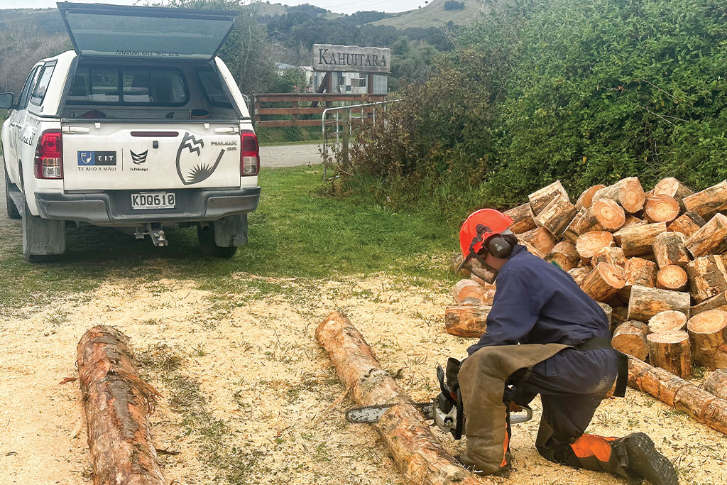 Supporting locals with free firewood